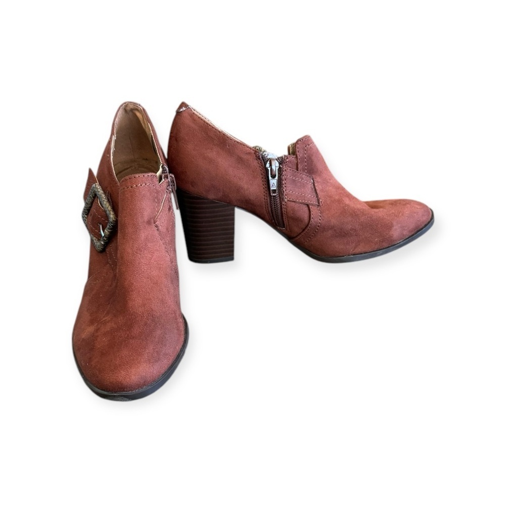 A2 by Aerosoles ankle boots booties shoes heels Sz 5  heel length 3"